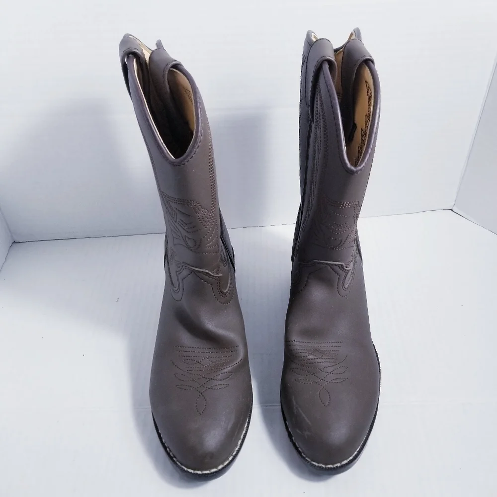 DURANGO KIDS BROWN COWBOY WESTERN BOOTS SIZE 2.5 D